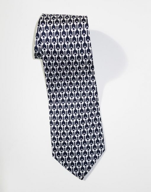 Robinson Brooklyn Arrow Navy Blue Tie