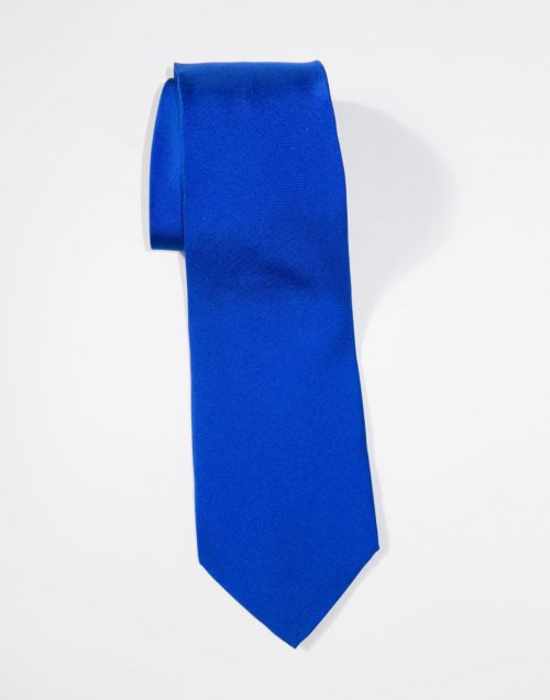 blue handmade tie