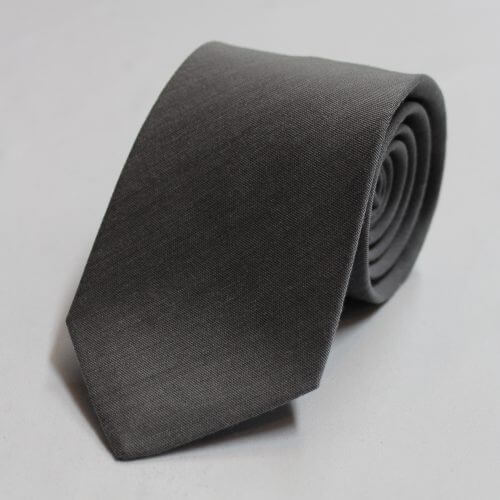 Gray Duchess Silk Tie