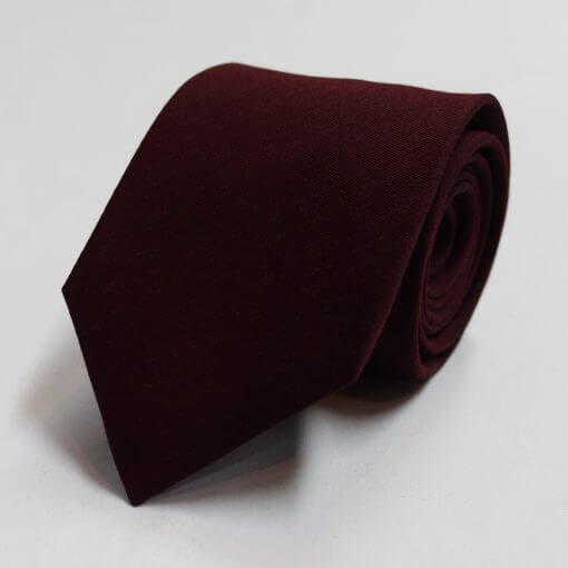 Formal Maroon Duchess Silk Tie