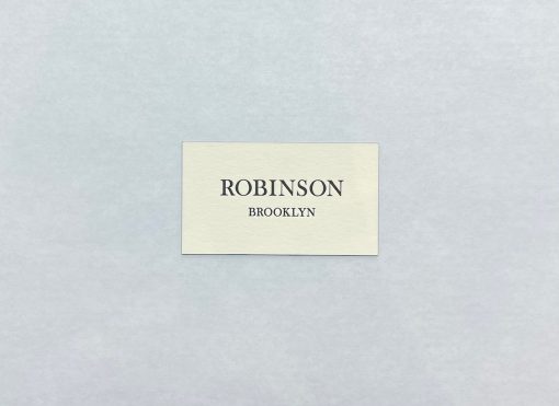 Robinson Brooklyn business card