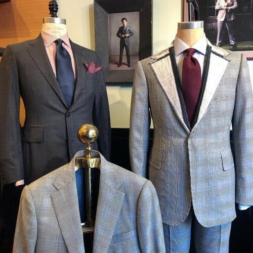 Three suit display