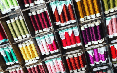 There are colors everywhere , silk button hole threads by@gutermannthread