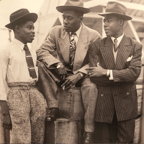 Old photo of the Jamaican style in London during the late 1940s