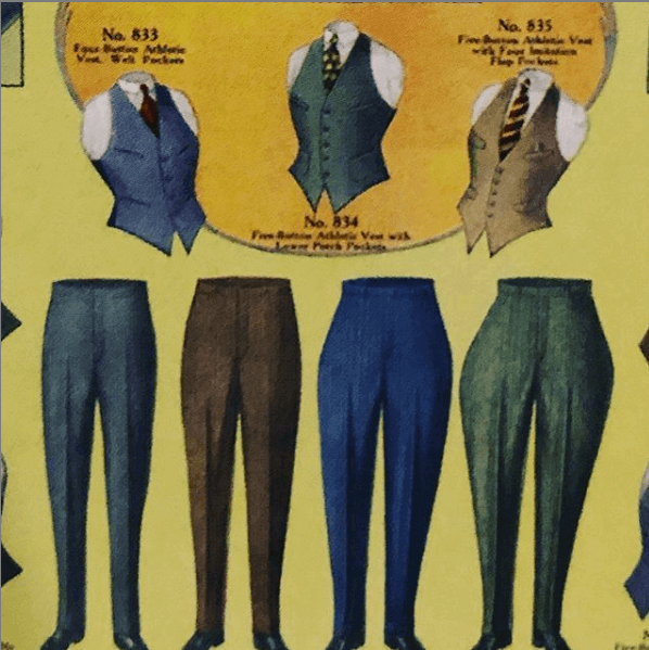 Old suit patterns