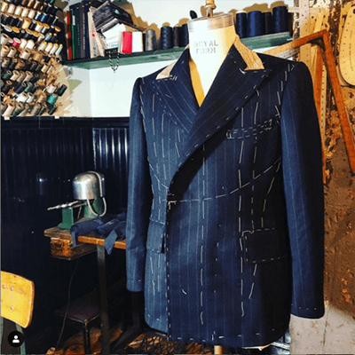 First version of Matt Sweeney's Double Breasted suit jacket