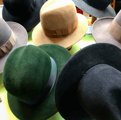 Display of multiple hats