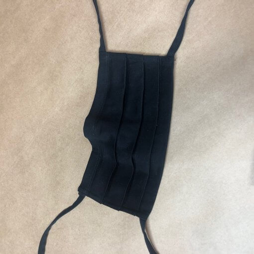 Black face mask