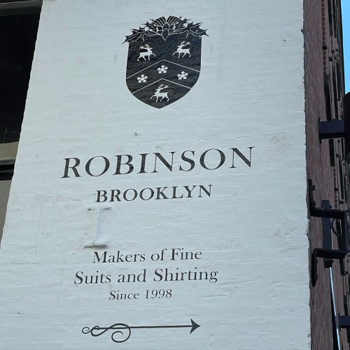 Robinson Brooklyn, new sign