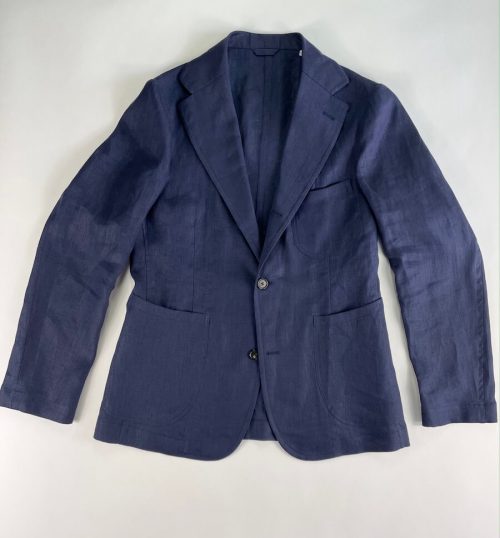 Blue suit jacket