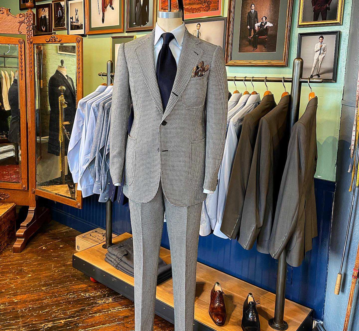 hand crafted tweed suits
